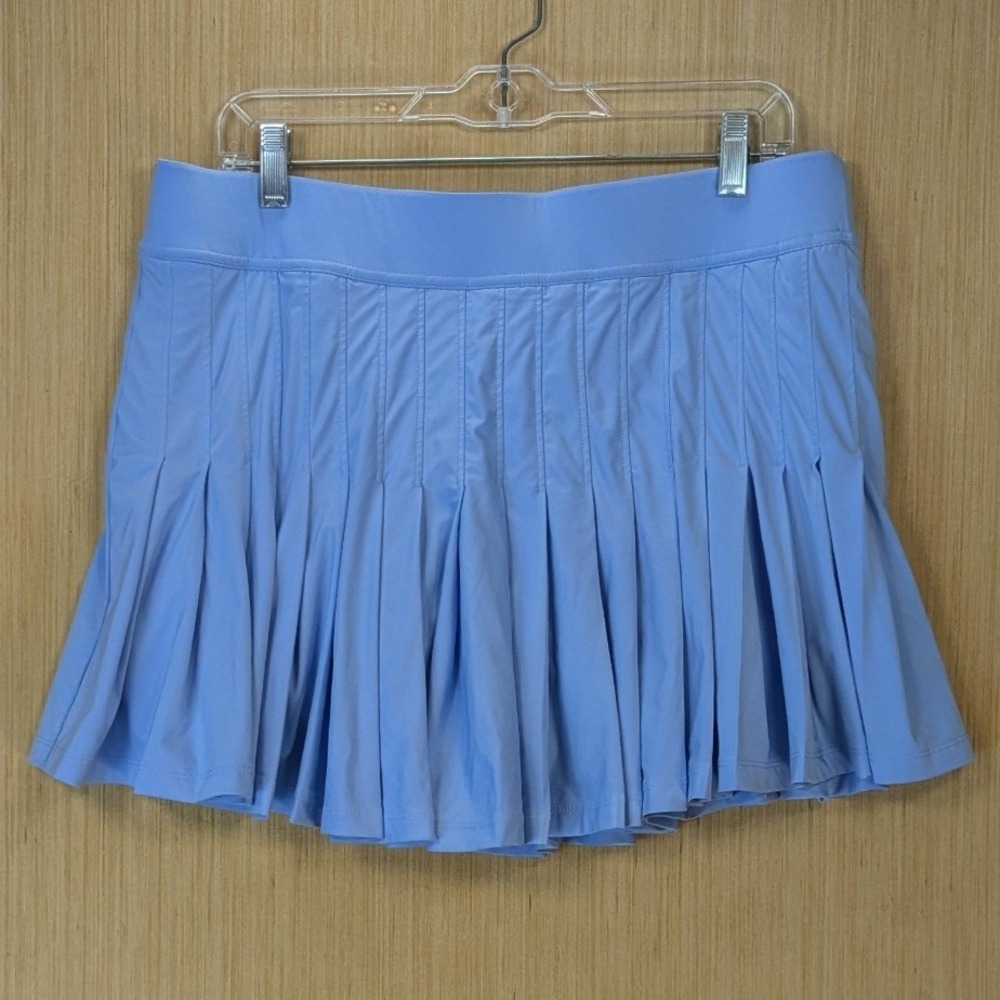 Vineyard Vines Women Performance Pleated Tennis Prep Skort Large Blue Activewear